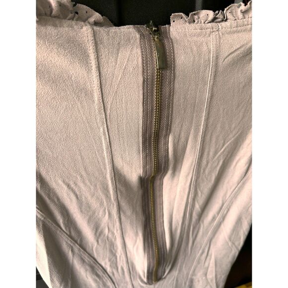 Ruffle Chic Dress W Les Femmes Babylon Style Sz 4 Small - Picture 7 of 8